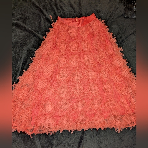 Anthropologie Like New Long Ruffled Skirt - Picture 6 of 6